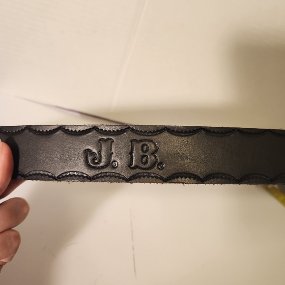 Harley Davidson (JB) Leather Belt & Buckle - Picture 3 of 13